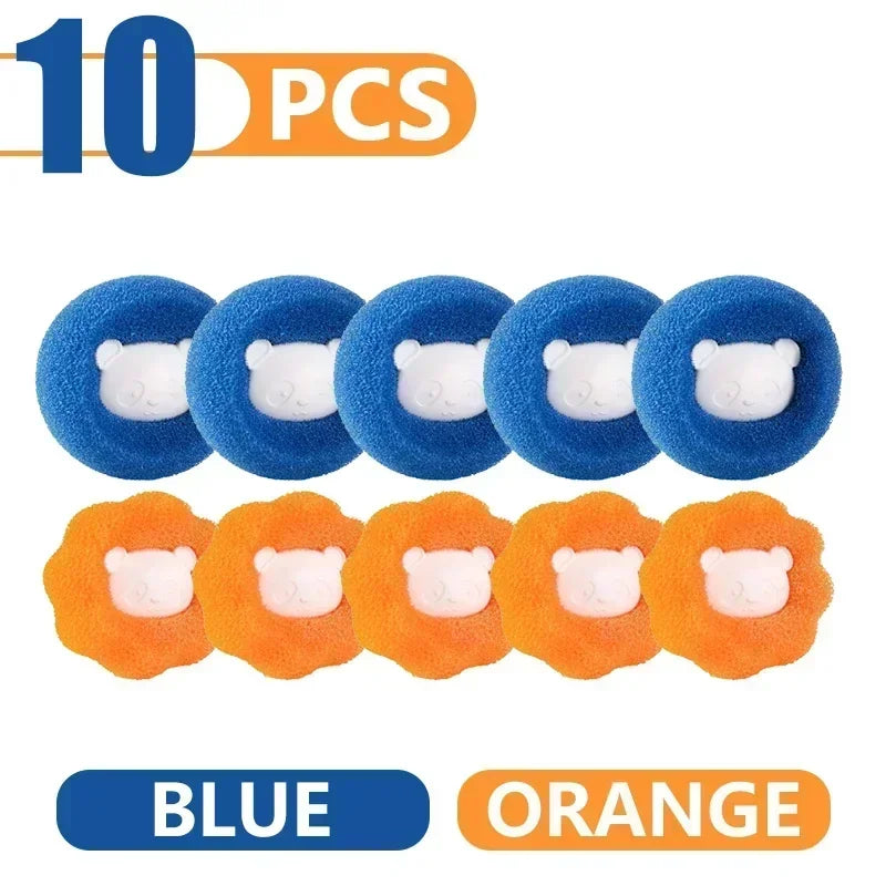 Reusable Laundry Balls for Pet Hair Collection - Lint Catcher for Washing Machines, Ideal for Clothes and Cat Accessories