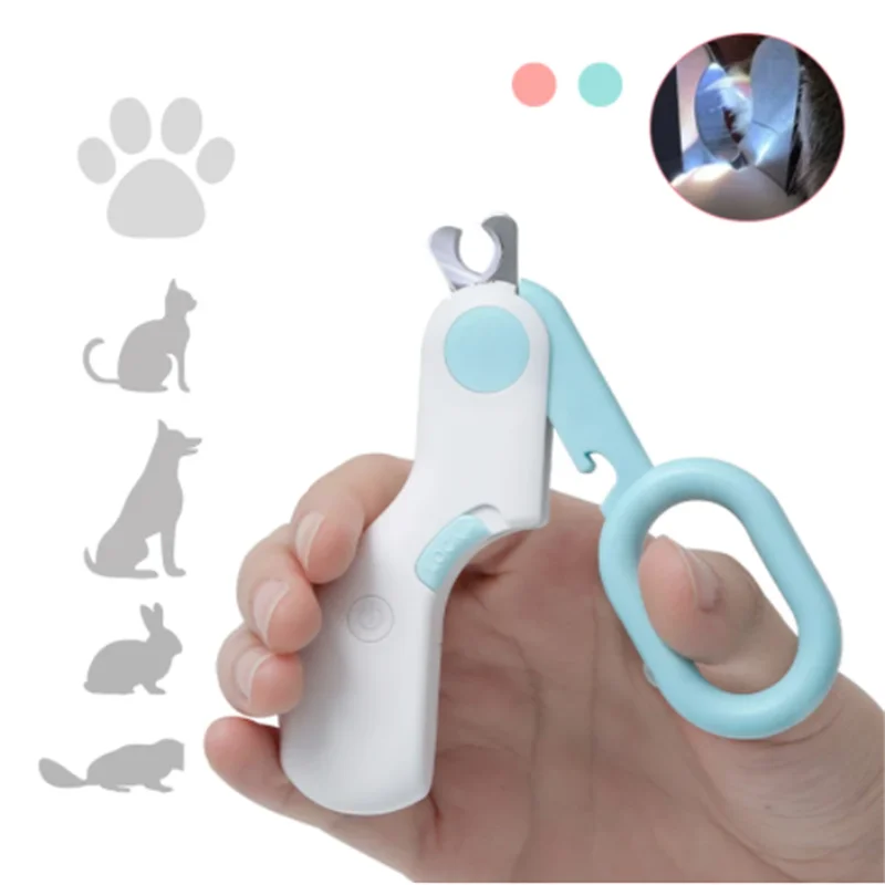 Interactive Smart Cat Toy Ball – Touch Activated Plush Catnip Sound Toy and Mini Professional Pet Nail Clipper (Sold Separately) 