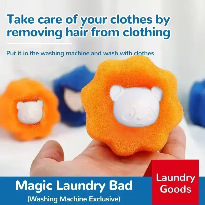 Reusable Laundry Balls for Pet Hair Collection - Lint Catcher for Washing Machines, Ideal for Clothes and Cat Accessories