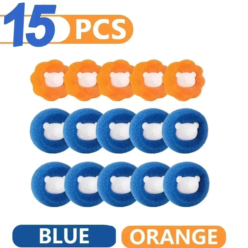Reusable Laundry Balls for Pet Hair Collection - Lint Catcher for Washing Machines, Ideal for Clothes and Cat Accessories